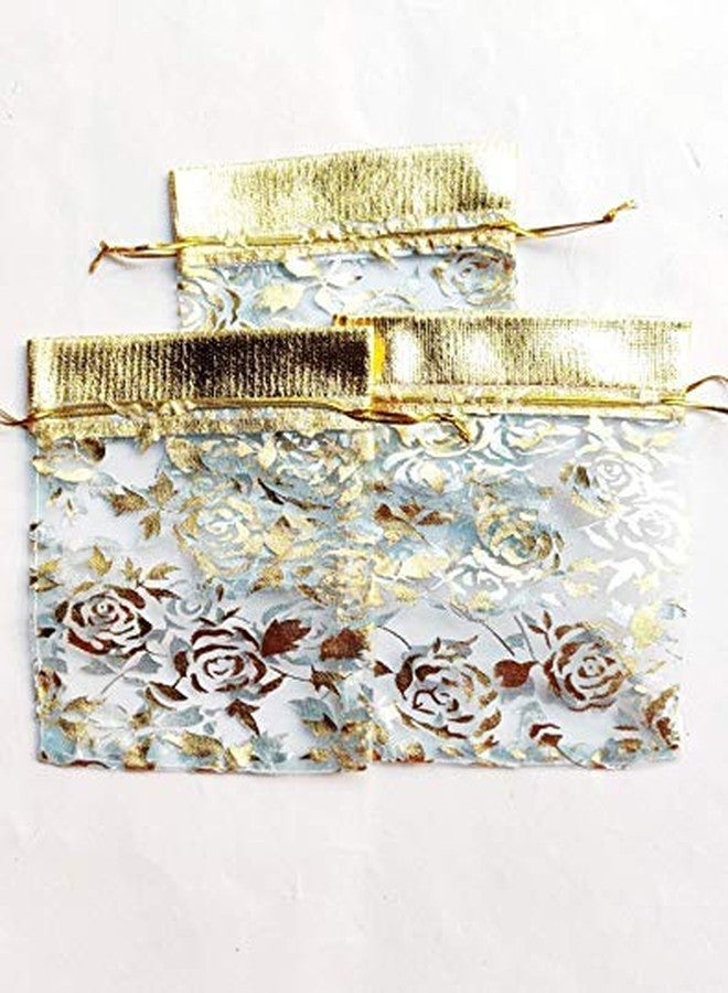 Parakh Gift Wrapping Transparent & Golden Potli (Set of 1) - Image 4